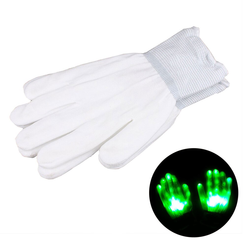 Party DJ Disco Festival LED Gloves Light Gloves Super Bright Fun Home Glow LED Light Gloves 1 Pair