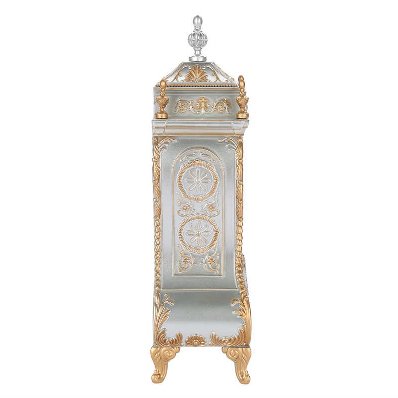 Vintage Style Plastic Table Clock Table Clock Antique Home Hotel Decorative Desk Alarm Clock Durable Clocks Wall Home Decoration