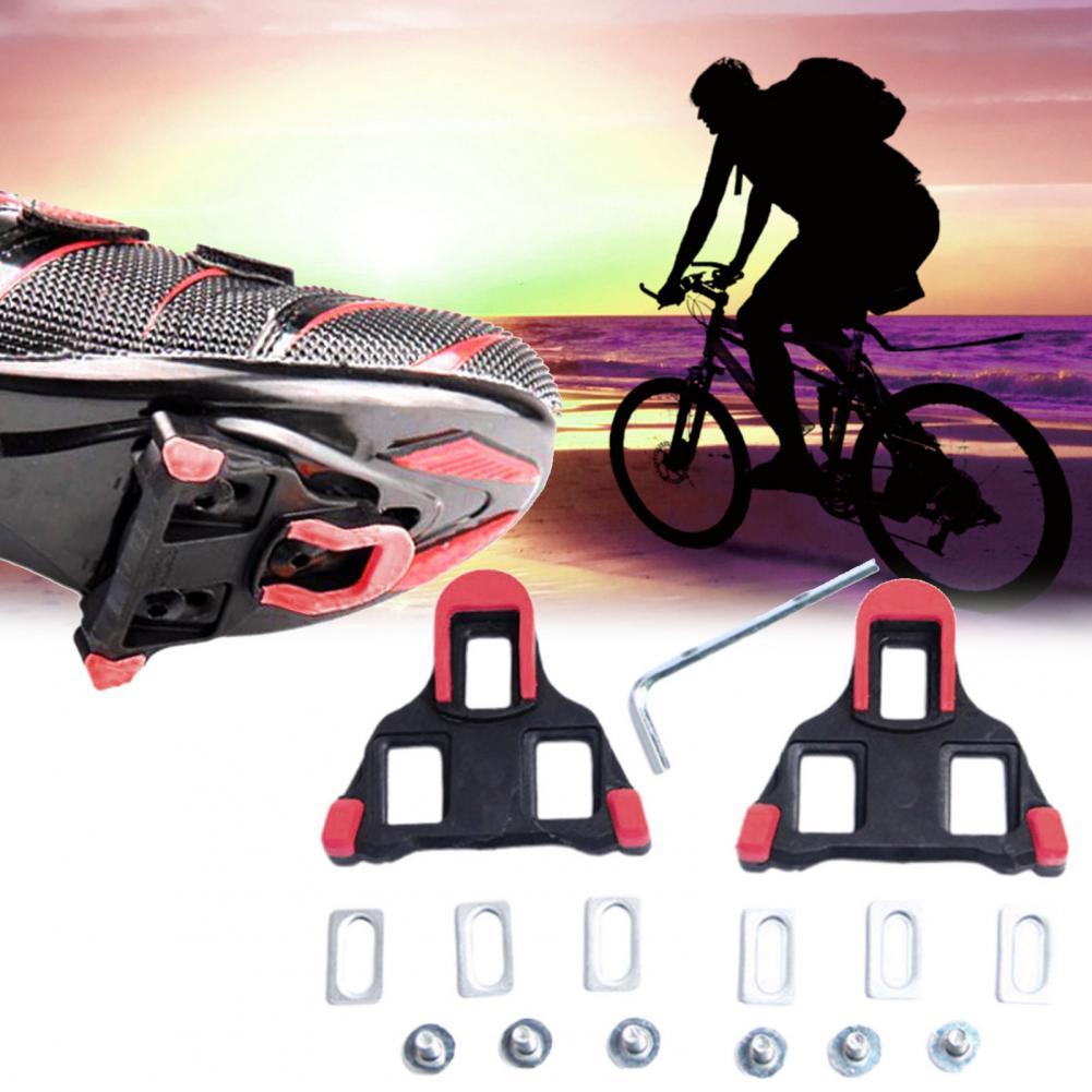 Bike Cleats Compatible Cleat Set for Indoor Cycling Outdoor Road Cycling Mountain Biking