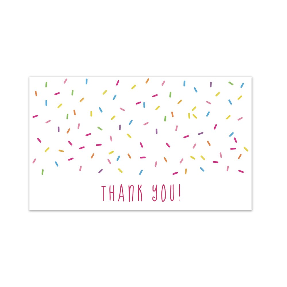 30 stk takkekort for at støtte business diy emballage dekorationspapir kort tak for din bestilling håndlavet med kærlighed: A4