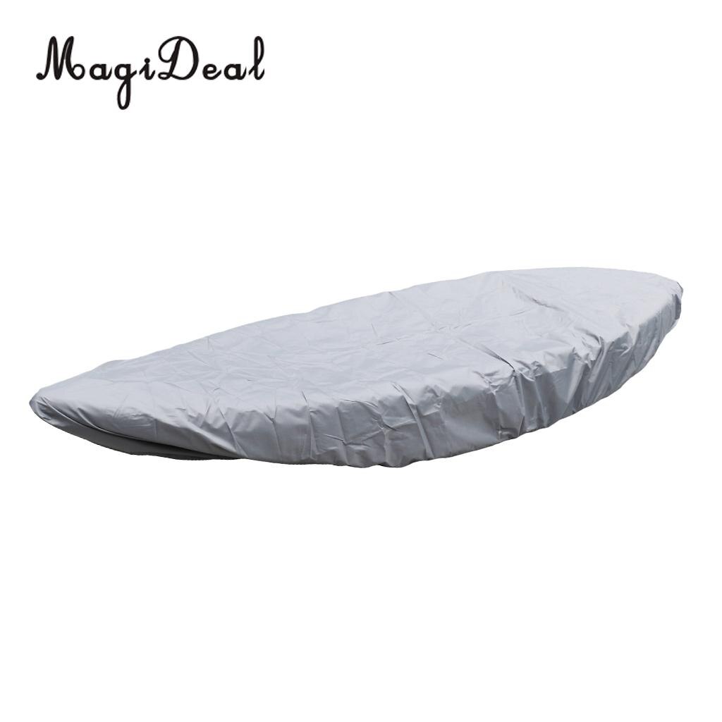 Heavy Duty Gray Oxford Fabric Kayak Cover Storage - Waterproof, Dustproof, UV & Sun Protection - 15 Sizes Available