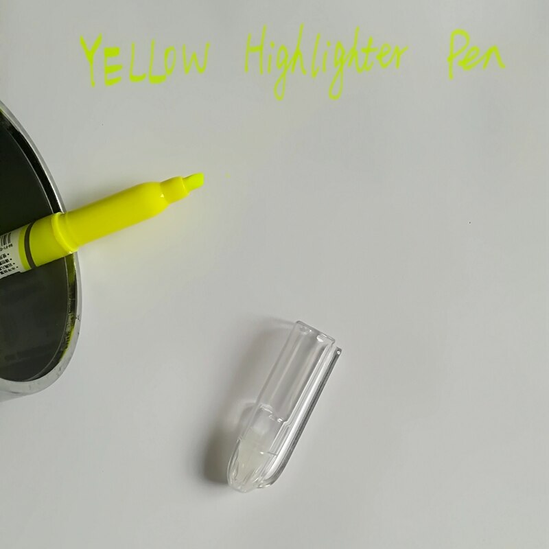 Yellow Color Fluorescent marker highlighter pen Mild colors highlight spot liner Stationery Office accessories School supplies