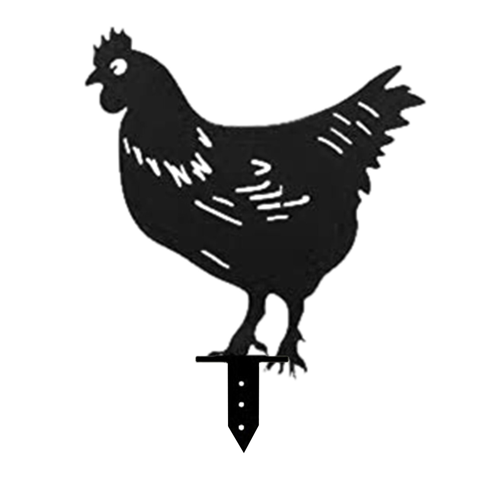 Außen Metall Henne Huhn Picken Bauernhof Ebene Garten Einatz Garten interessant Kunst Ornament Startseite freien garten dekoration: E