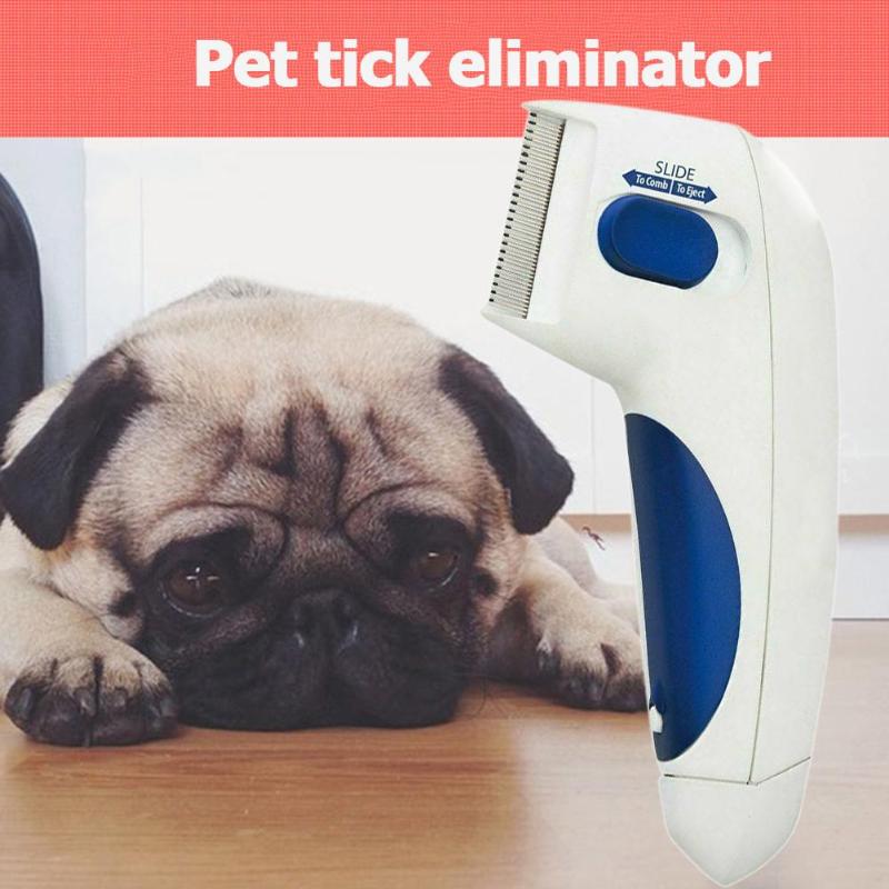 Peigne électrique pour chien nettoyant anti-puces pour animaux de compagnie peigne Anti-puces pour chien peigne électronique pour chats chiens fournitures pour animaux de compagnie