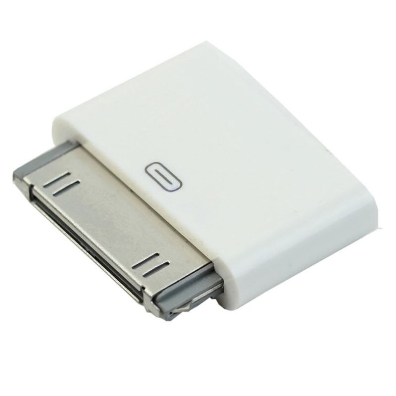 Adaptador convertidor de carga de datos para iPhone 4 4S, convertidor de datos hembra a macho de 30 Pines, 1 unidad