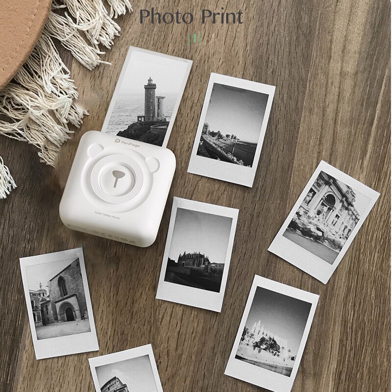 Peripage 56 x 30mm a6 termisk papir etiket papir klistermærke papir til termisk lomme mini printer  a6 a8 foto papeles termicos etikette