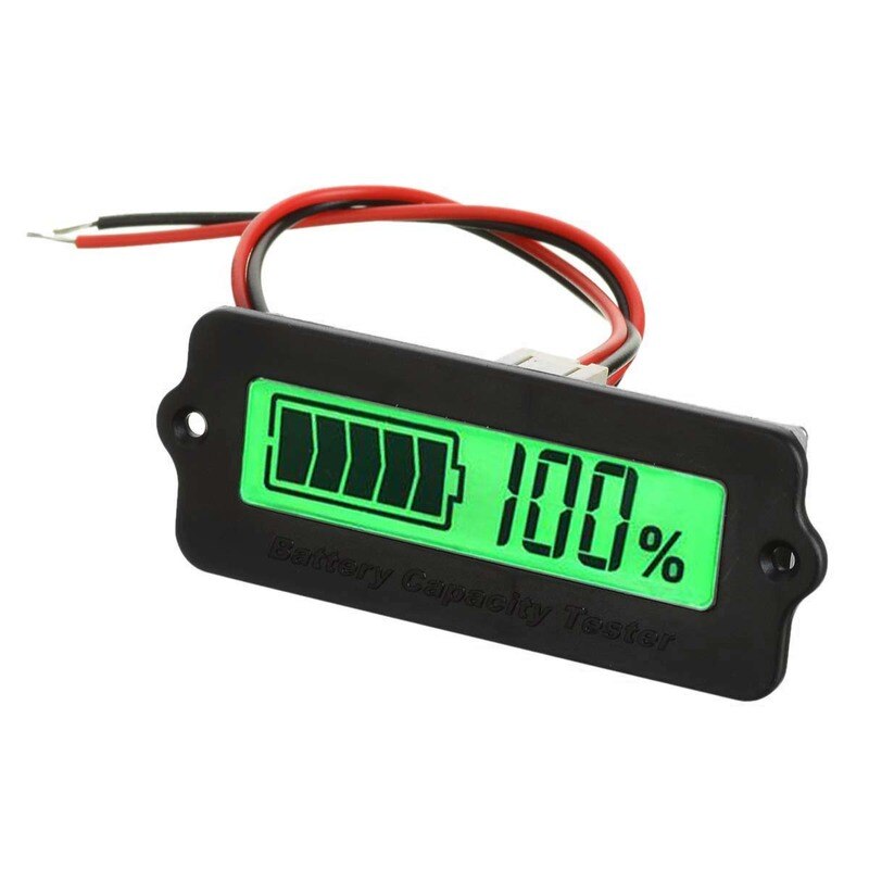 Digitale Batterij Capaciteit Tester Voltage Capaciteit Procent Meter Batterij Monitor Voor Lithium Batterijen En Lood-Zuur Batterijen