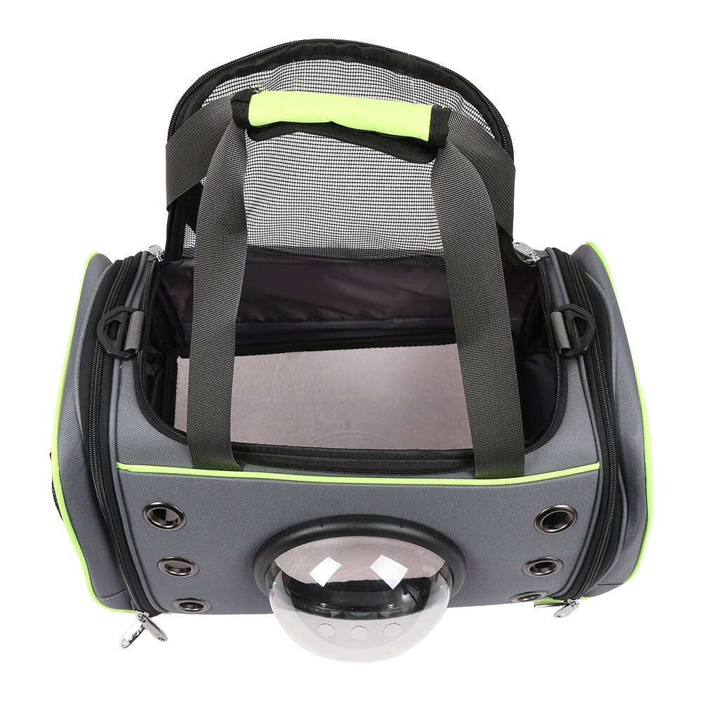 Transport bag dog space capsule shape breathable bag puppy outdoor travel shoulder bag soft kennel small dogs cats