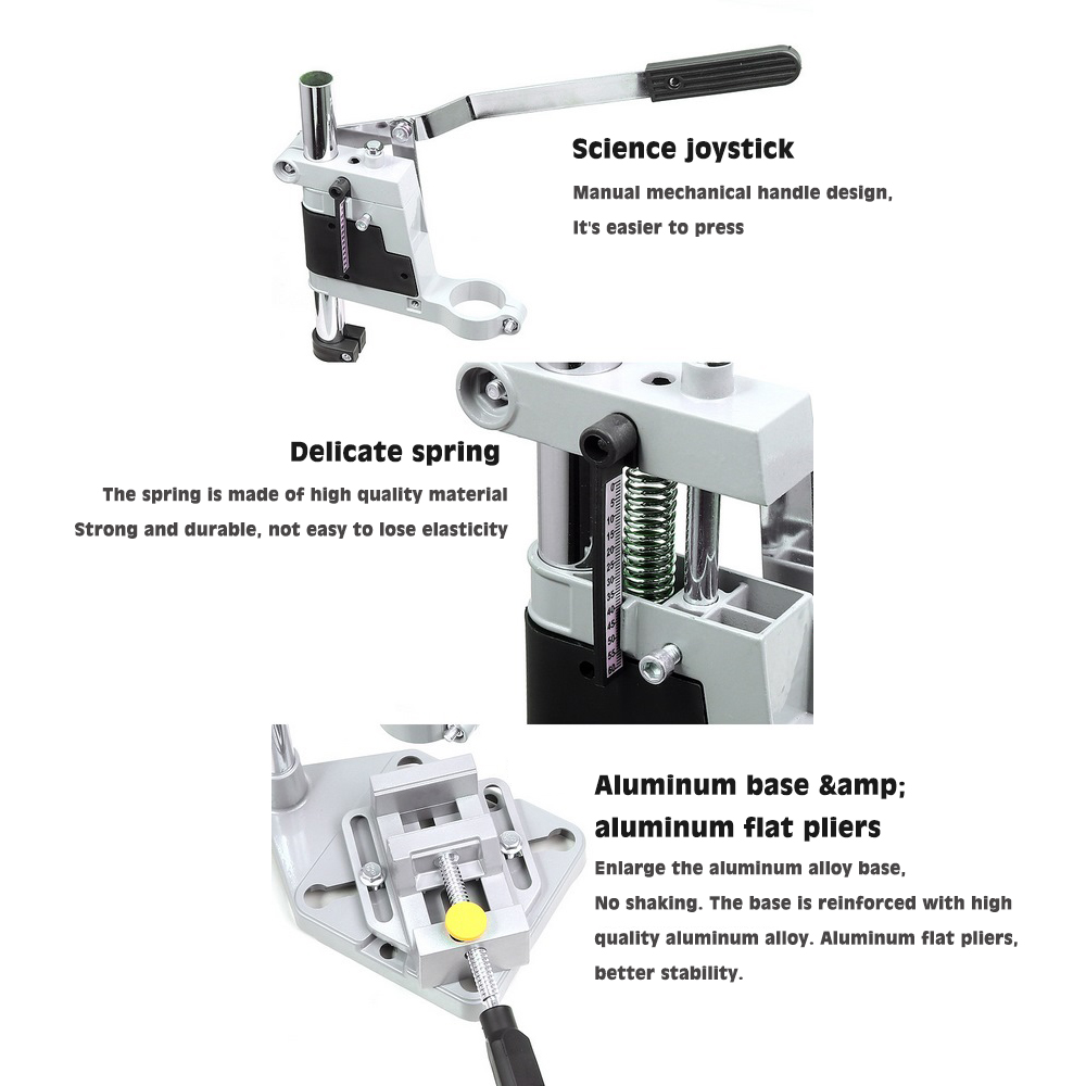 Handboor Beugel Multifunctionele Bankje Boor Beugel Speciale Platte Neus Tang Voor Kolomboormachine Tafel Tang Elektrische boor Stand