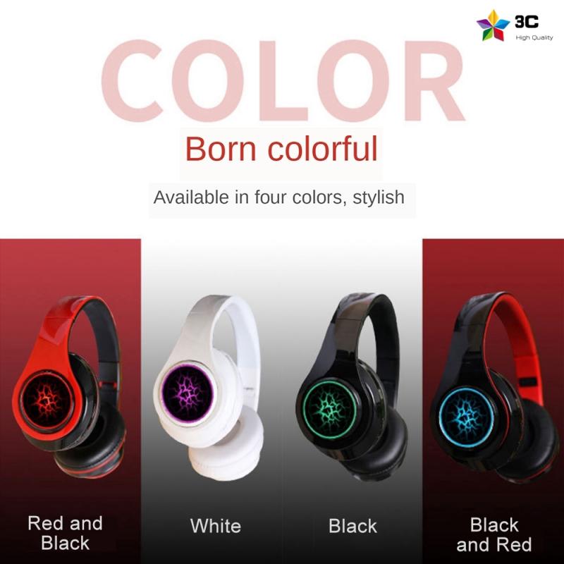 B39 HIFI stéréo sans fil écouteurs LED lumière Bluetooth casque de musique casque avec micro pour Mobile Xiaomi IPhone Sumsamg tablette