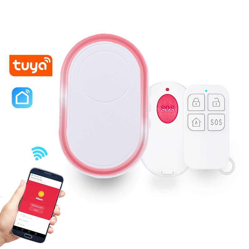 Topvico Wifi Paniek Knop Voor Ouderen Alarm Sos Armband Draadloze Oproep Oude Mensen Android Ios App Tuya Smart Leven