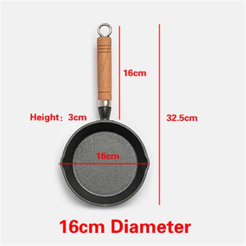 10Cm Kleine Speciale Olie Pan Voor Hete Olie Gietijzeren Mini Omelet Kleine Koekenpan Huishoudelijke Pan Non Stick pot Ontbijt Pot Potten: G