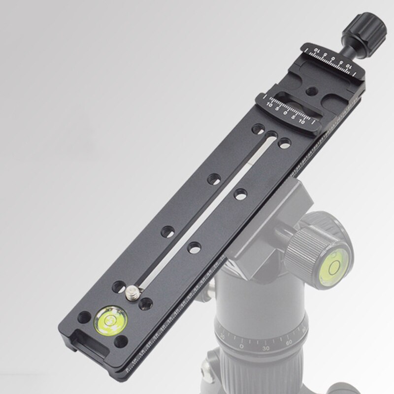 NNR-200 Nodal Slide Rail Quick Release Plaat Klem Adapter Voor Macro Arca Aluminium Statief Quick Release Plaat Fotografie Toegang