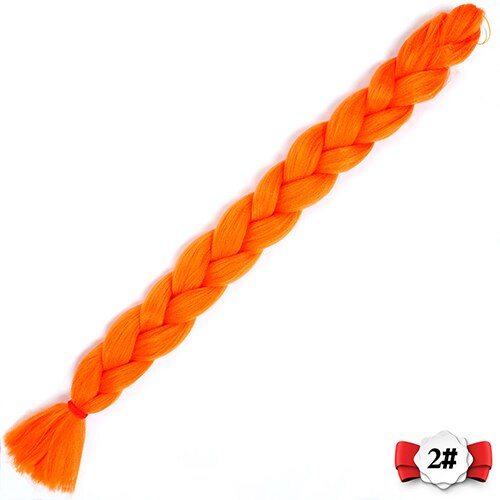 20 farve syntetiske flette hår extensions 82 tommer 165g/ pakke lange jumbo fletninger hæklet hår bulk houyan: Nc /4hl