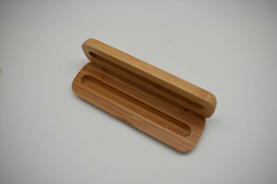 Houten Pen Box, Bamboe Pen Box. Bamboo Case, Houten Case