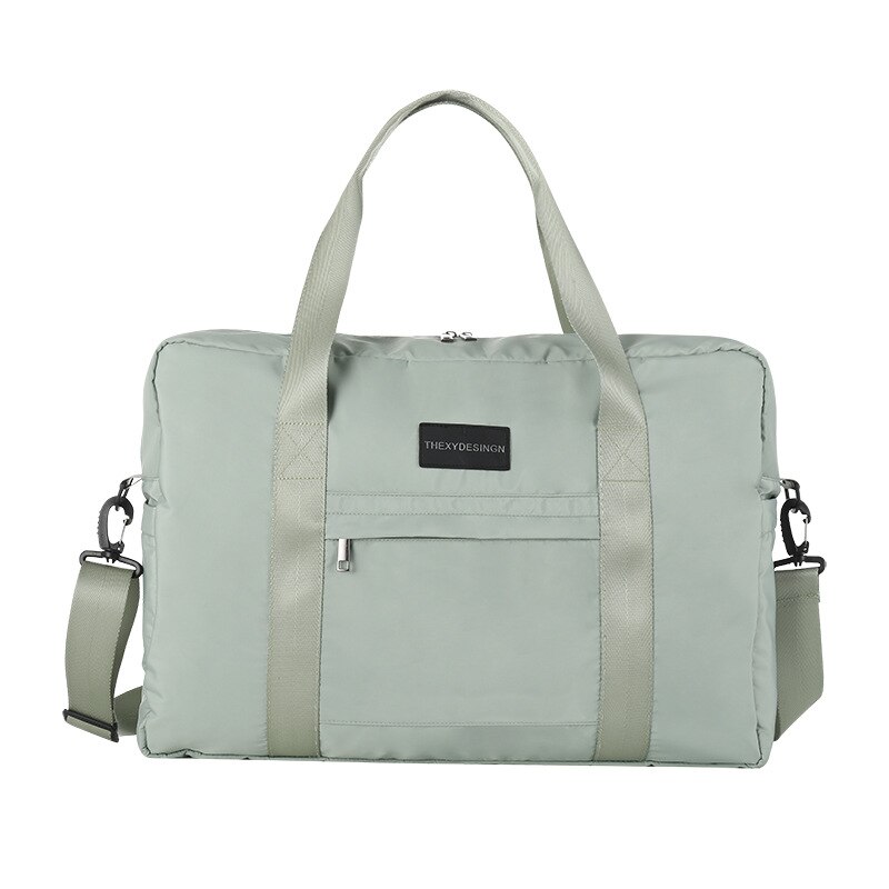 Torba podróżna damska wodoodporna Oksford składana weekendowa duża torba na co dzień torby podróżne o dużej pojemności duży worek marynarski crossbody dla dziewczynek: zielony