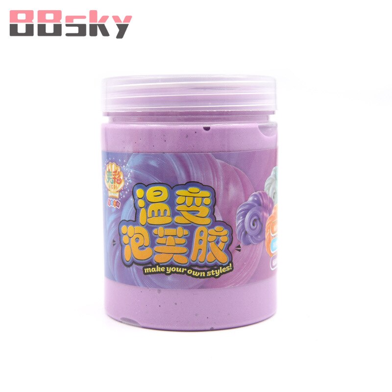 BBSKY 100G Super Licht Polymer Ton Temperatur Änderungen Farbe freundlicher Früer Bildung Spielzeug DIY Farbige Schlamm zu Filtern C199