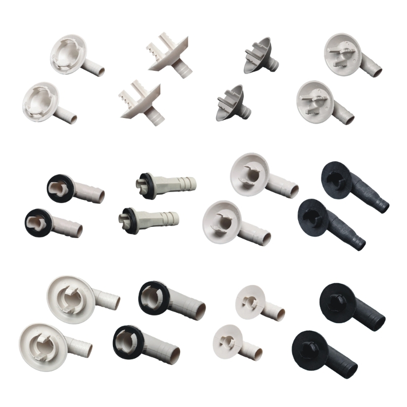 2pcs Universal Air Conditioner Drain Outlet Connector External Unit Drain Hose Connector Elbow Fitting Easy