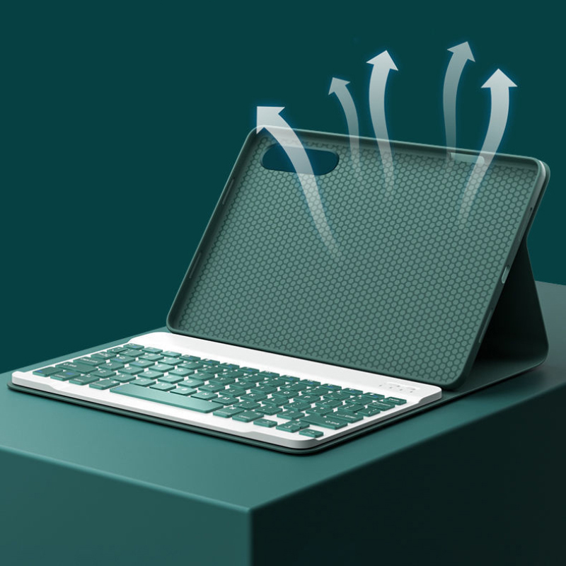 Funda para Xiaomi Mi Pad 5 con teclado, ratón inalámbrico retroiluminado con LED para Xiaomi Mipad 5 5 pro, funda magnética, ratón inalámbrico gratis