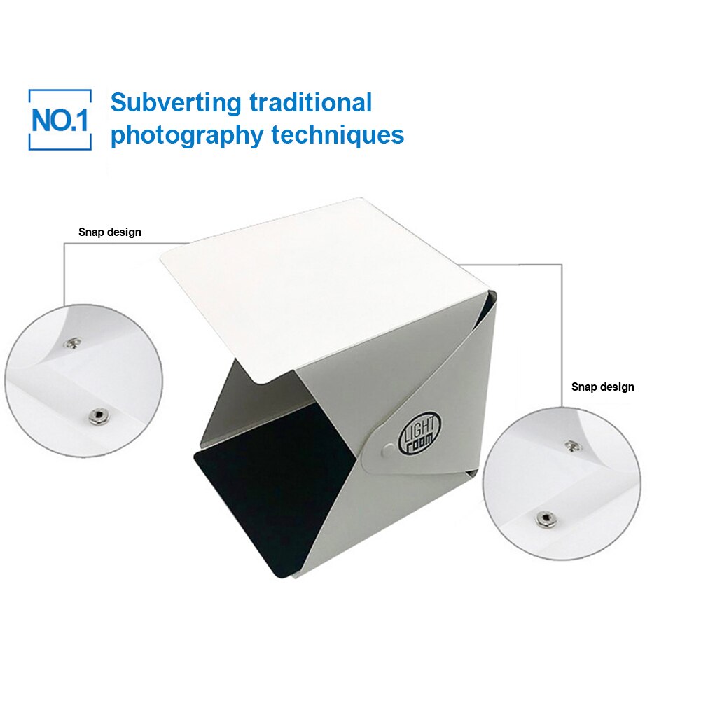 photography props backdrop Mini Folding Lightbox Photography Photo Studio Panel LED Light Softbox Photo Background Kit