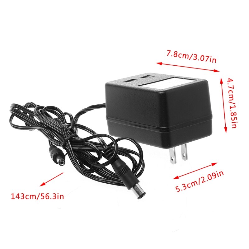 OOTDTY3-In-1 Us Plug Ac Power Adapter Kabel Voor Nes Super Nintendo Snes Sega Genesis 1