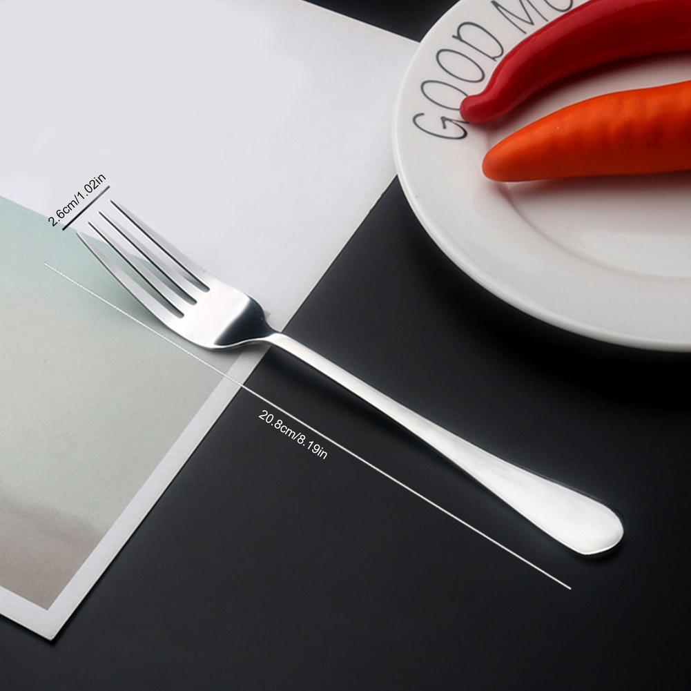 Classy Looking Dinner Forks Stainless Steel Health Rust-resistant Dessert Forks For Home Kitchen Restaurant