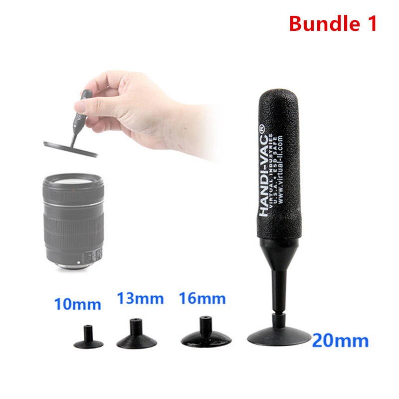 Universal Camera Lens Spanner Wrench 3Tips Flat Open Adjustable Repair Remove Tool Sucker Suction Cup Lens Cleaning Disassemble: Bundle 1