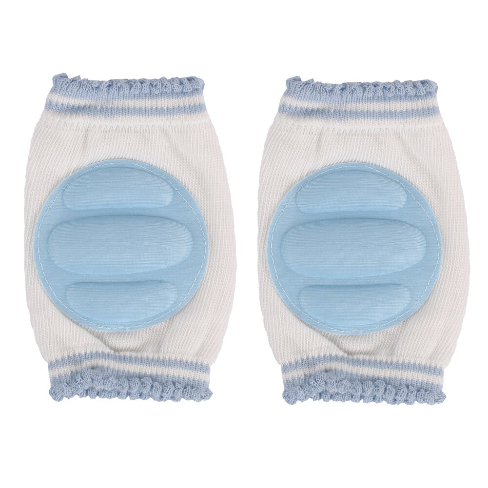 Unisex Baby Baby Peuter Kruipen Kniebeschermers Veiligheid Kussen Protector Pad: Blauw