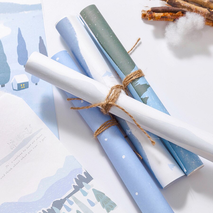 9 sztuk/zestaw 3 koperty + 6 arkuszy papieru listowego kreatywny odkryty Crusoe seria koperta na prezent koreańnarty papiernicze