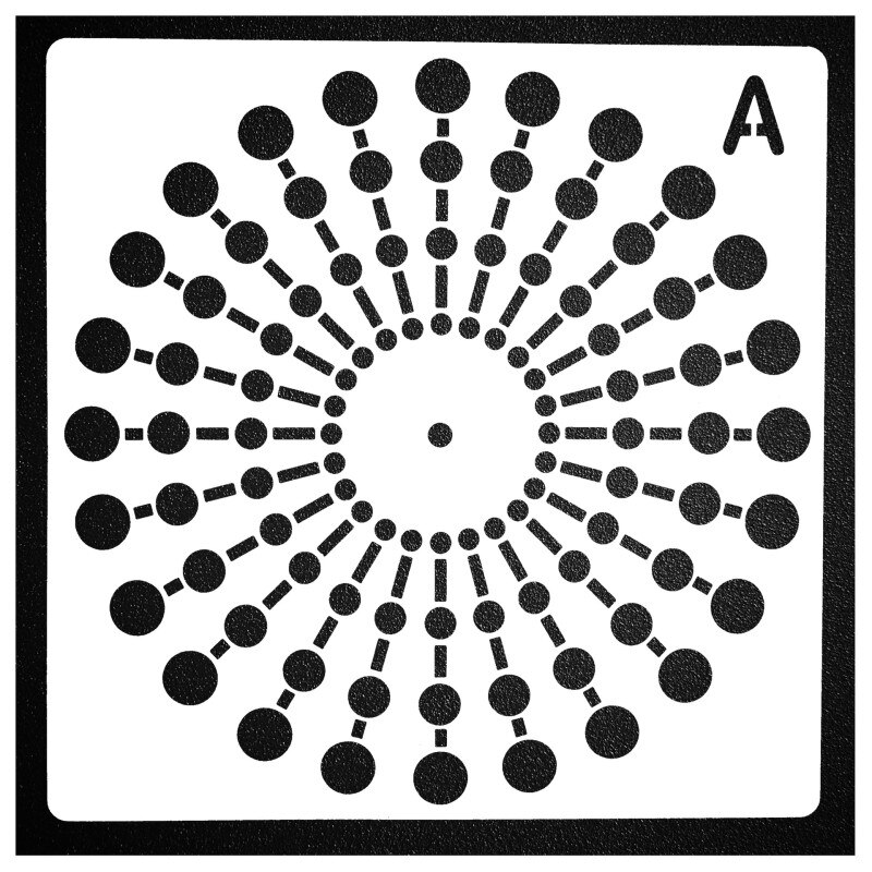 Plantilla de puntos de Mandala, plantillas huecas de Mandala, rocas para dibujar tela, herramientas de pintura de Arte de pared, suministros de artesanía de pintura para el hogar DIY