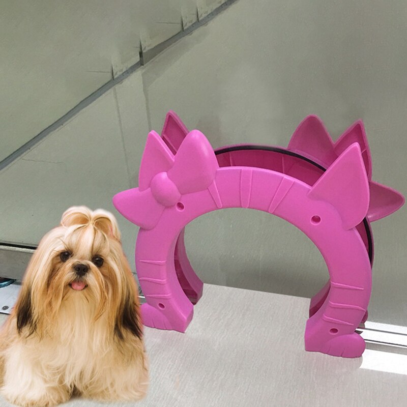 Pets Cat Interior Door Kitty Shaped Home Free Access Pass for Cat Dog Pet Supplies