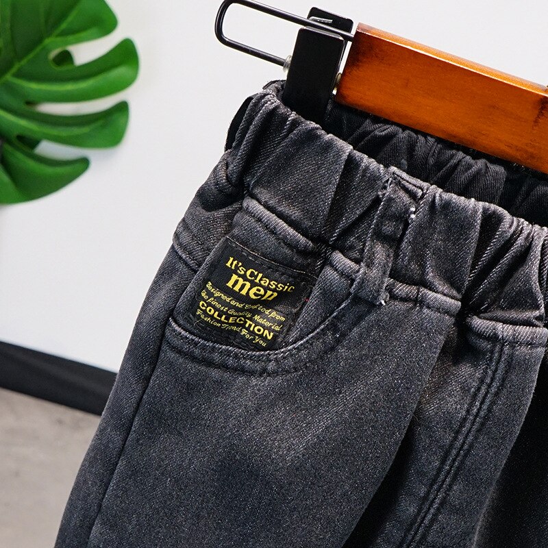 Del bambino Dei Ragazzi di Nuovo Inverno di Spessore Denim dei Pantaloni Del Bambino Dei Ragazzi Casual Buona Velluto Dei Jeans Caldi Pantaloni 2-10 Anni I Bambini dei Jeans