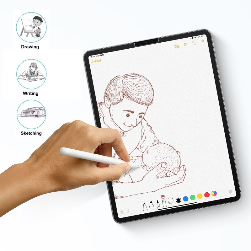 Drawing/Writing Paper Like Screen Protector for iPad Pro 10.5 11 12.9 Protective Screen Cover for Apple iPad Air 10.9 9.7