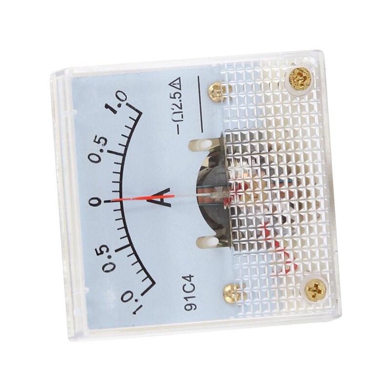 Class 2.5 Accuracy DC 0-1 A Ampere Analog Meter Ammeter 91C4