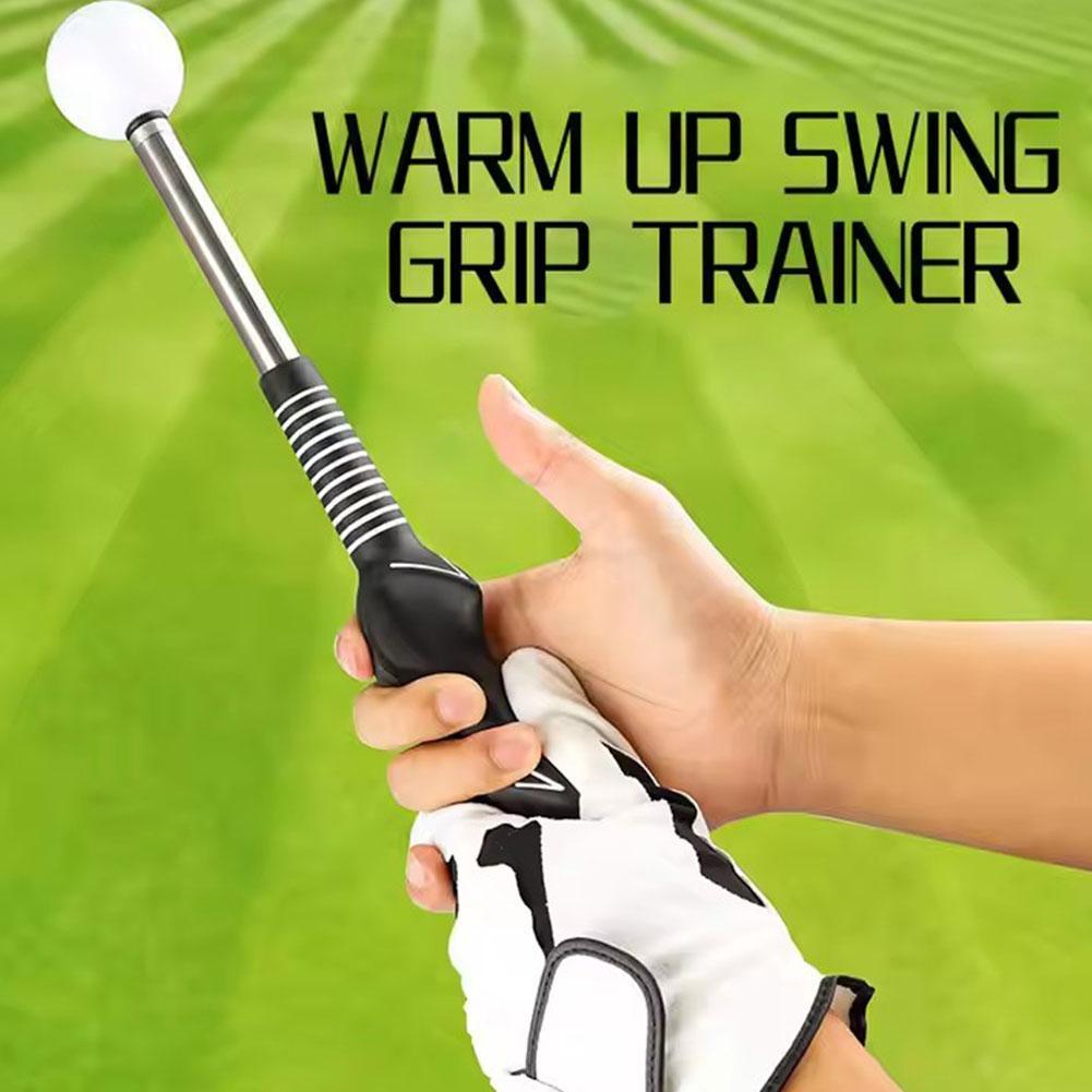 Einziehbarer Golfschwung-Trainingshilfe-Übungsstab, Golf-Assistent-Übungsstab für Höhle Innen- und Außenbereich, Golf-Griff-Trainer