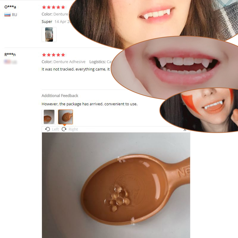 1 par de colmillos para de Cosplay, decoración DIY, disfraz de vampiro de resina para Halloween, accesorios de dientes postizos con pegamento adhesivo, dentaduras postizas para