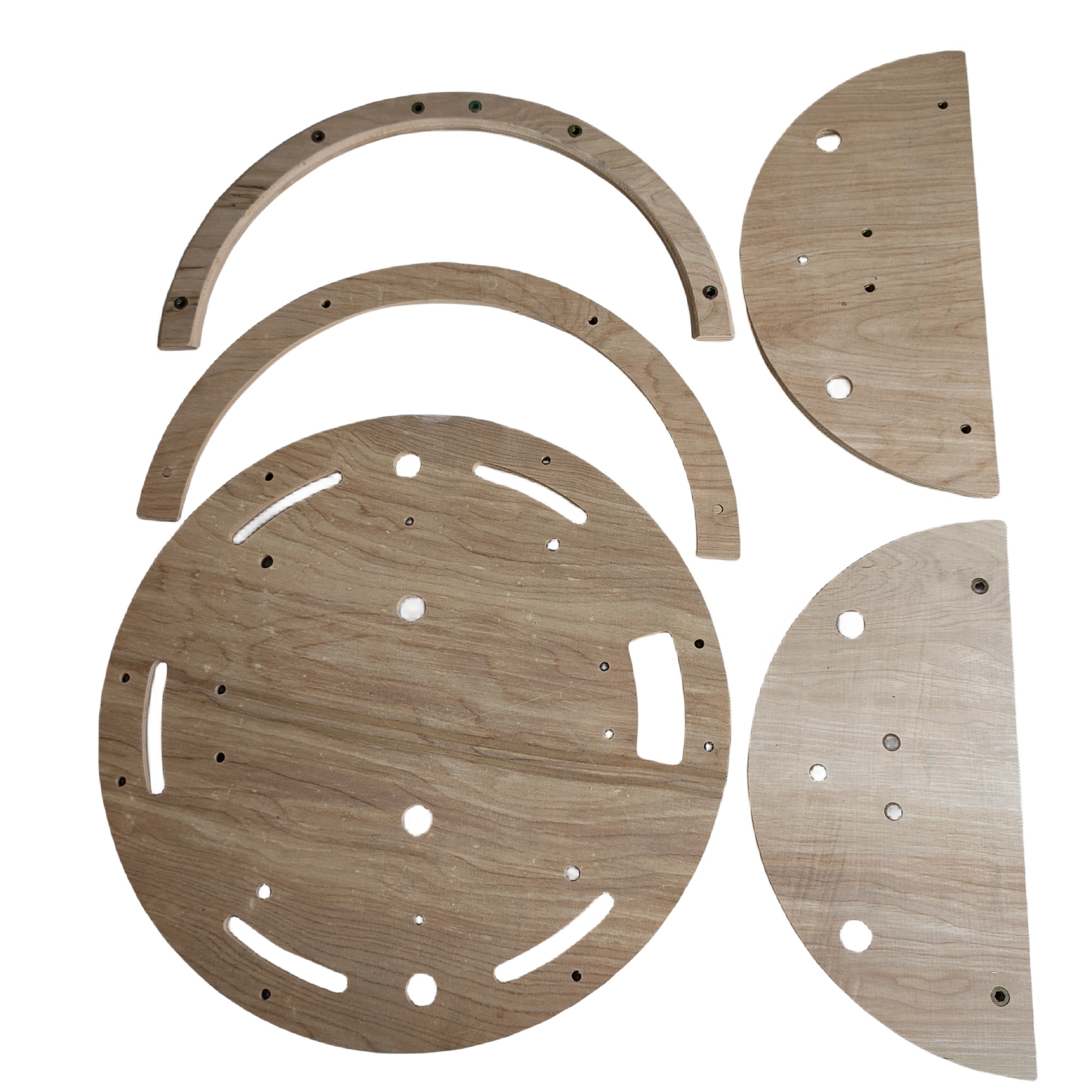 Holdbart træbræt til arkademaskine-tromme tre slags træbræt