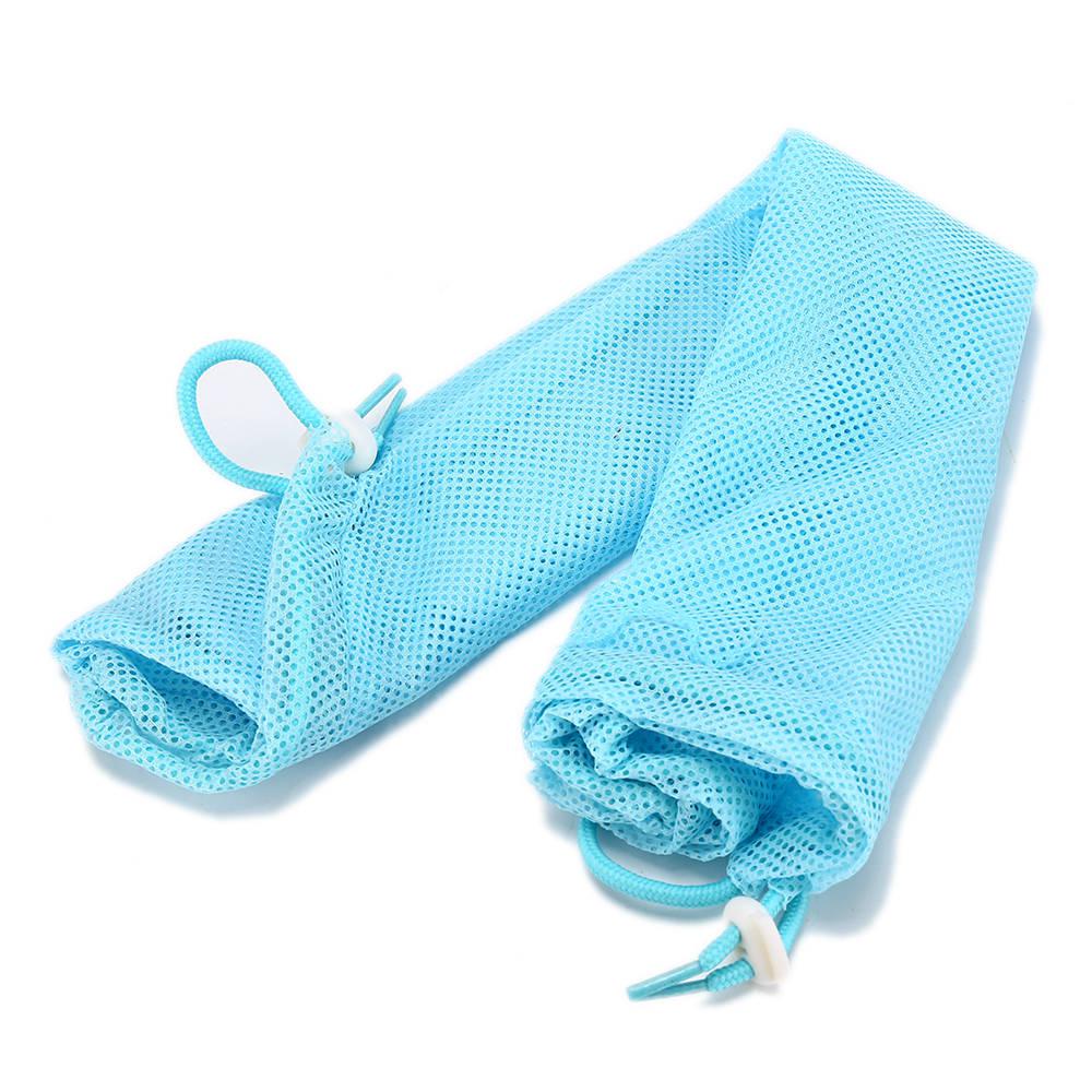 Mesh Cat Bathing Bag Cats Grooming Washing Bags Cat Bath Clean Bag No Scratching Bite Restraint Cat Supplies Nail Cutting 23: blue