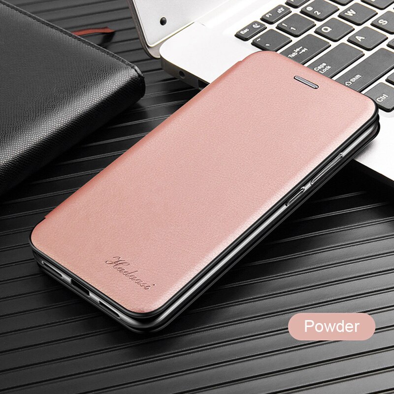 Per xiaomi mi note 10 lite caso di vibrazione del cuoio di Caso magnetico xiomi mi nota 10 luce note10 pro 10 lite 10pro del telefono libro coque funda: mi note 10 lite / pink