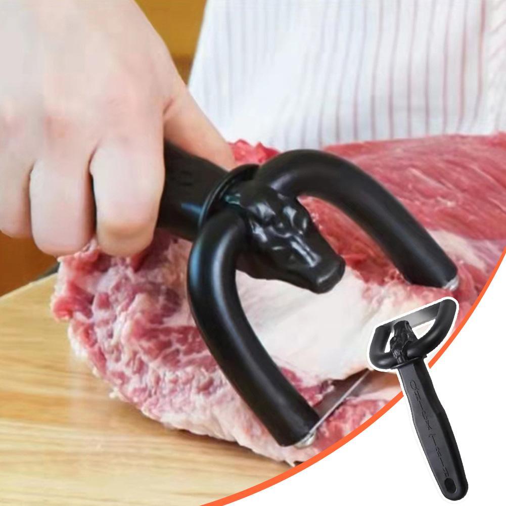 Fat Trimmer Beef Pork Handheld Meat Cutter Tools Kitchen Gadgets Slicer Meat Cutter for Home Cooking Kitchen Gadgets