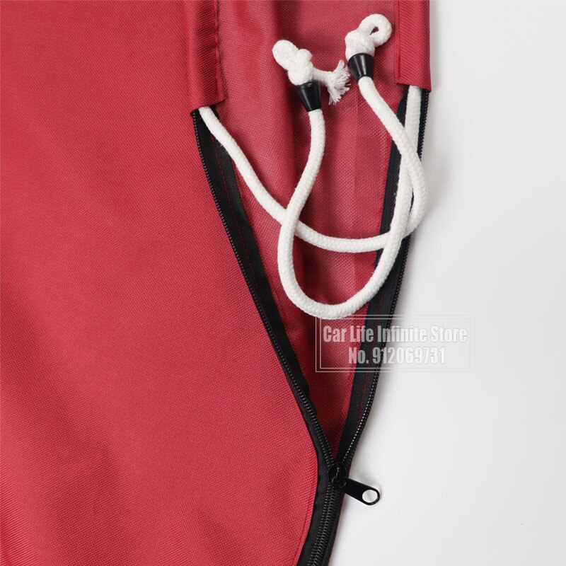 600D 6-225HP Boat Full Outboard Motor Engine Cover Protection Waterproof Sunshade Dust-proof For 6-225HP Motor Red