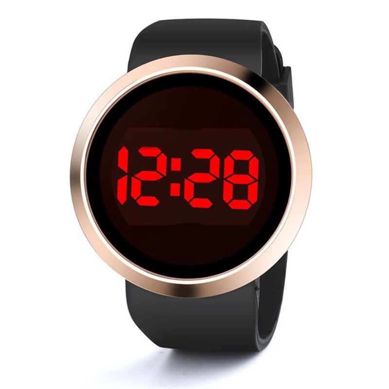 LED alliage tactile montres électronique couple Simple affaires Stable montre pour hommes marée hommes et femmes montre erkek kol saati