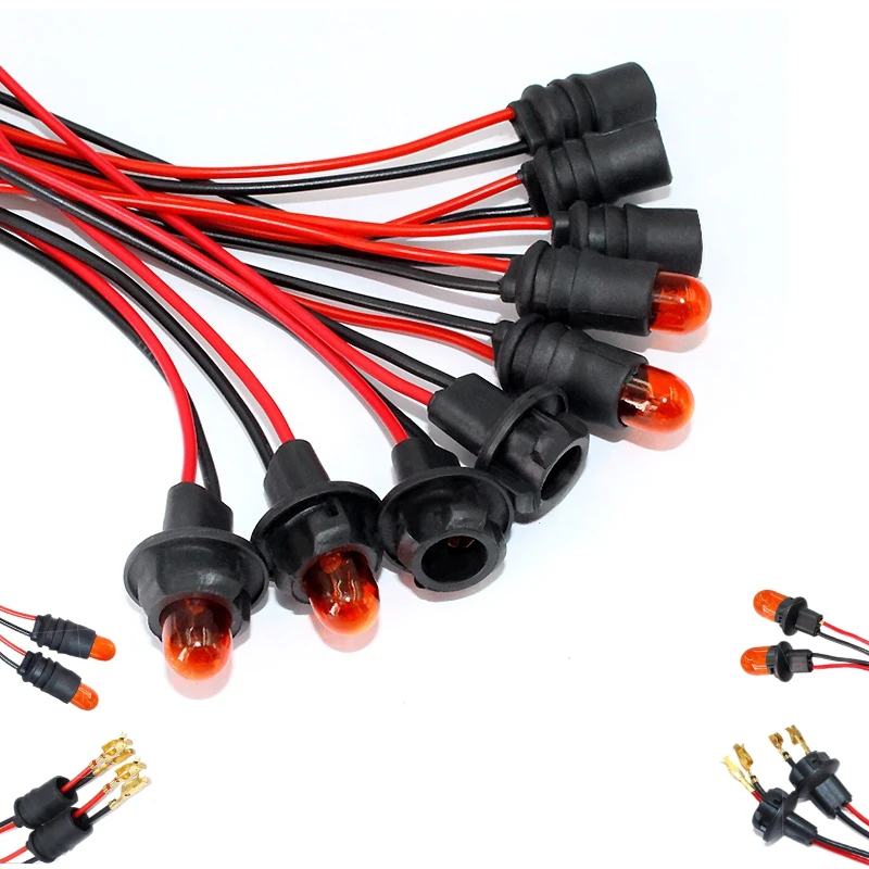 1-10Pcs/lot T10 W5W Car Wedge Light Bulb Socket Connector Holder Extension LED Lamp Bulb Base Holder Replacement Car Parts