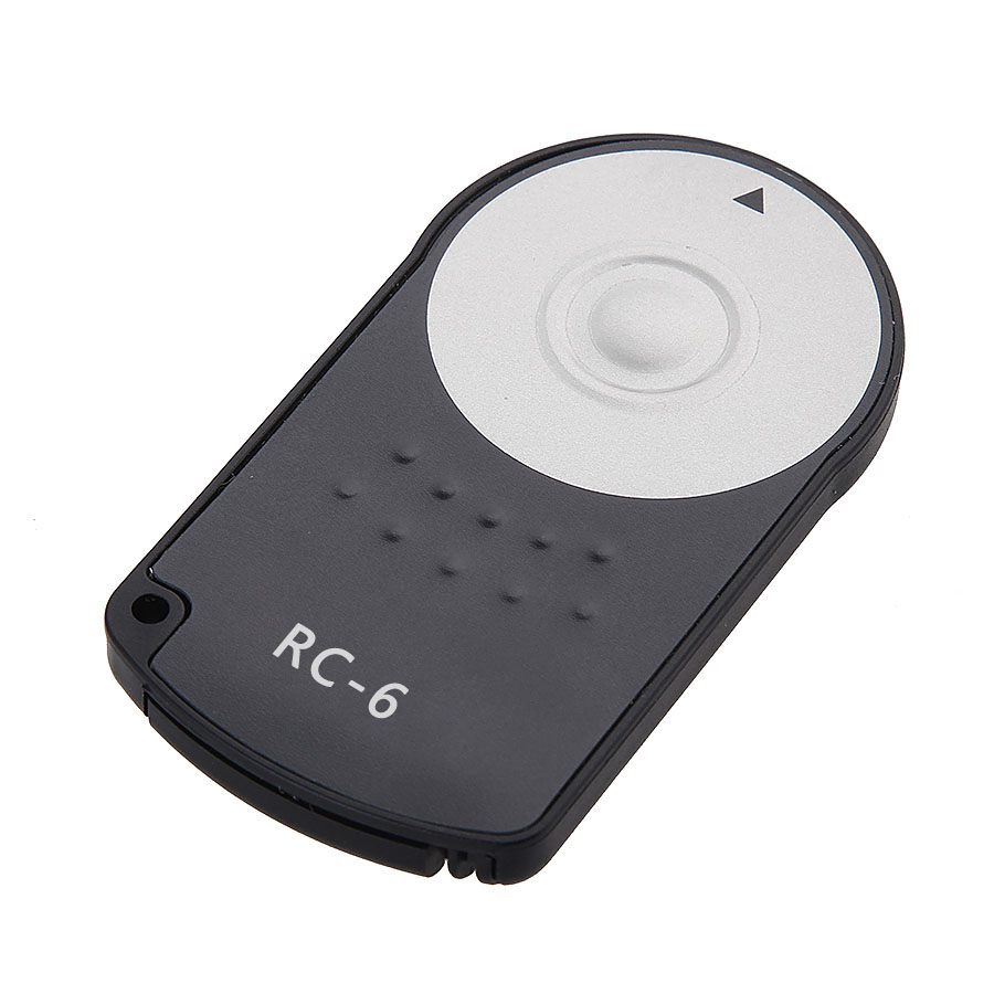 ¡Sin batería! DSLR, cámara, Control remoto, RC-6 para Canon 60D 70D 80D 5D 6D 7D 450D 500D 550D 600D 77D 650D 700D 750D 800D