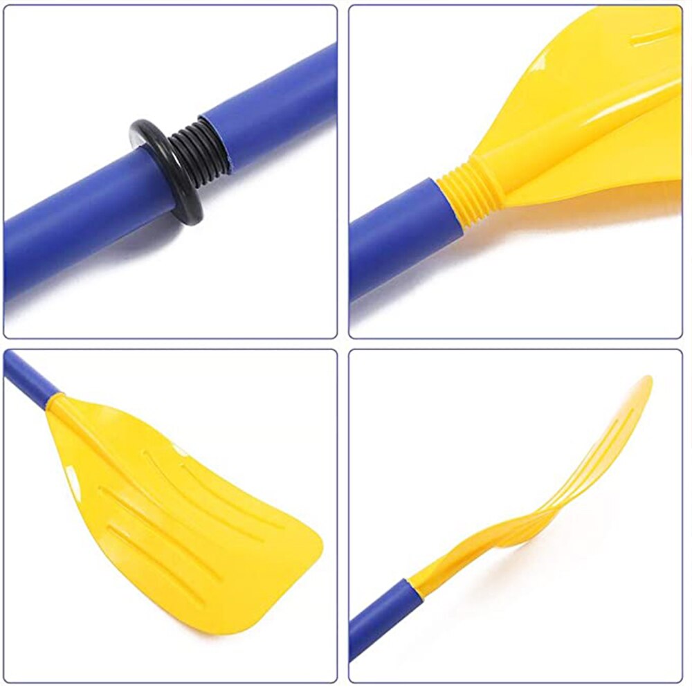 2pcs Detachable Float Afloat Oars Fitting Boat Rafting Paddle Canoe Oar Boat Rafting Oar Paddle Easy Carrying Paddle Accessories