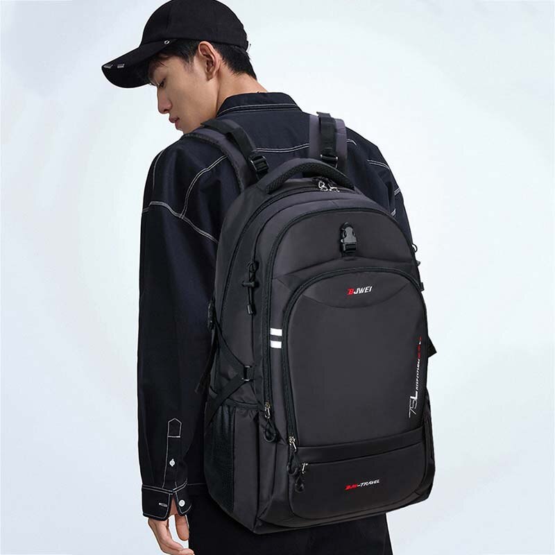 75L Unisex Men's Backpack Travel Back Pack Sports Bag Nylon Outdoor Trekking Rucksack Hiking Climbing Cycling Backpack for Male