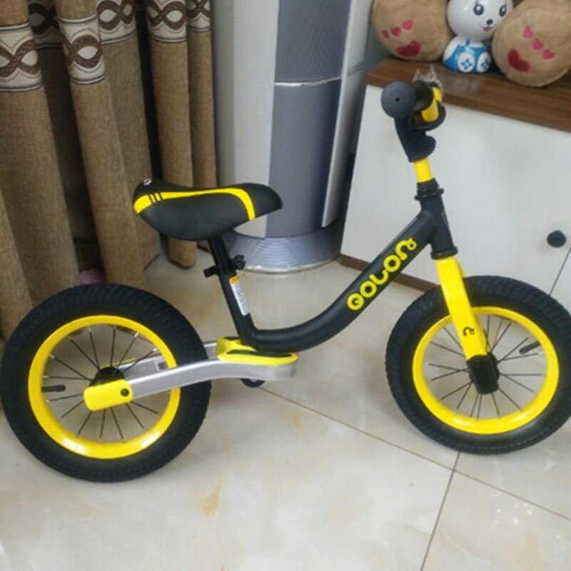 Kinderen Loopfiets Zonder Pedalen Peuters, Peuters, Baby Fietsen Kinderen Outd Oor Carbaby Scootertwo Wiel Scooter: YELLOW