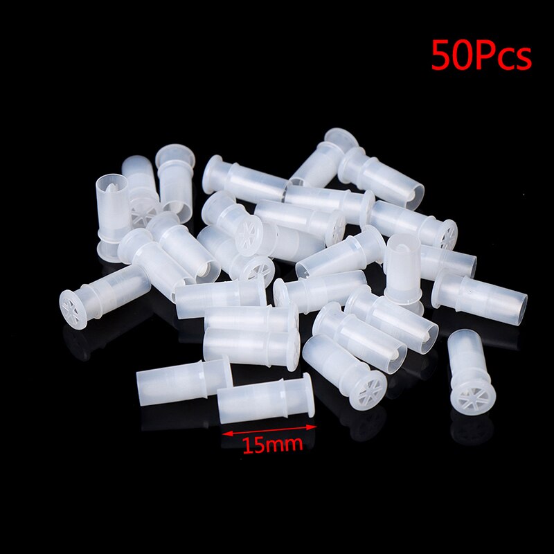 50Pcs BB Whistle Toy Squeaky Toy BB Whistle Plastic Toy Noise Maker Insert Replacement DIY Accessories: 50pcs 15mm