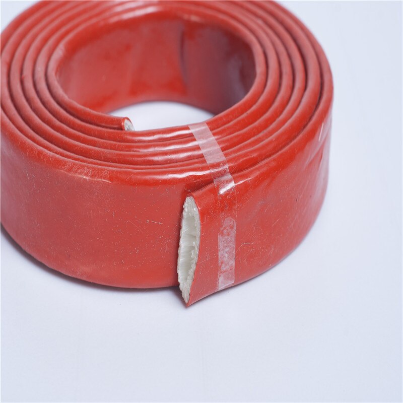 Manchon anti-feu haute température boîtier résistant aux hautes températures gaine ignifuge silicone caoutchouc fibre de verre pipe1M