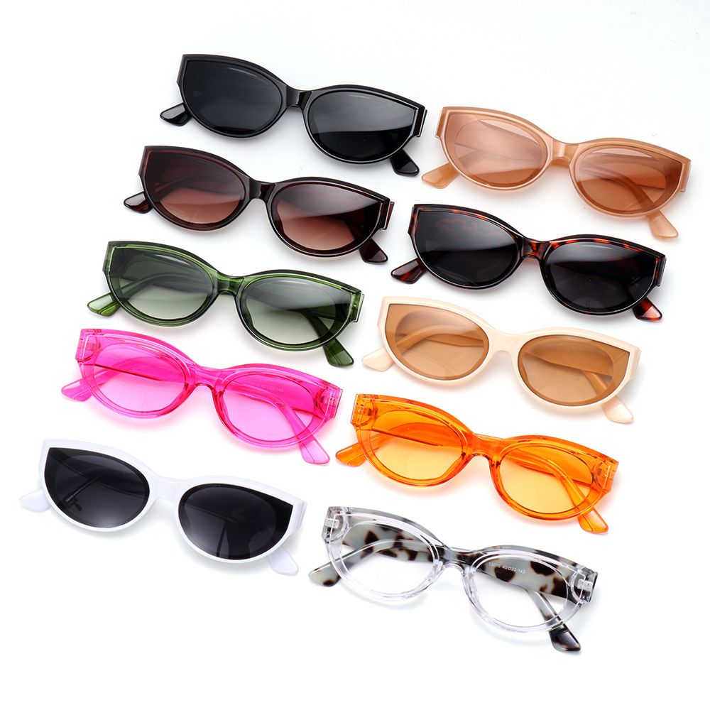 Retro Oval Frame Sunglasses Catwalk Small Frame Sun Glasses Men's/Women's Universal UV Protection Outdoor Travel Eyewear